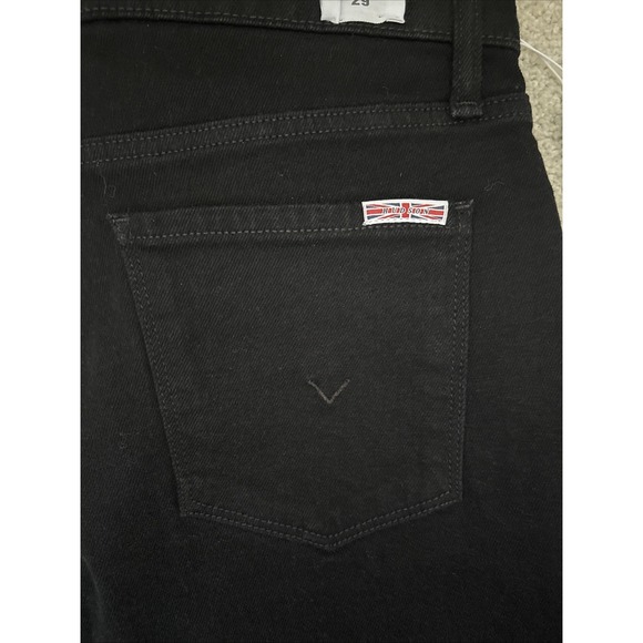 NWT Womens Hudson Jeans Rosalie Pants High Rise Wide Leg Ankle Black Sz 29 - Picture 4 of 13